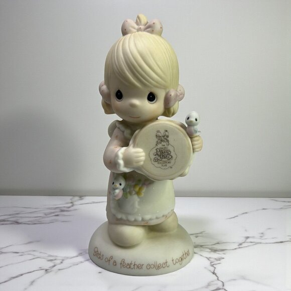 Birds Of A Feather Collect Together 1986 Precious Moments Figurine - Picture 1 of 11